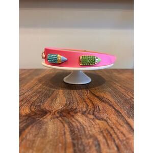 Piper K Teacher Women Girls Rhinestone Multicolor Pencil Headband NWT